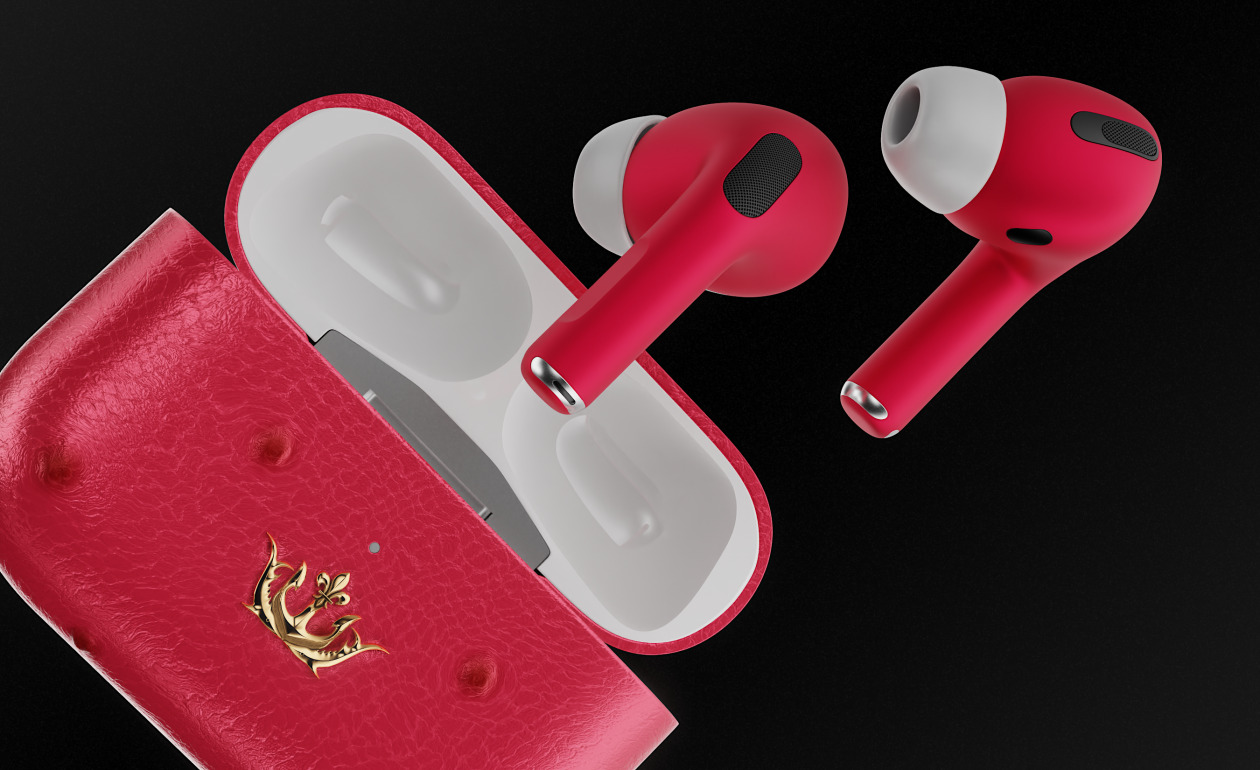 Auriculares rojos
