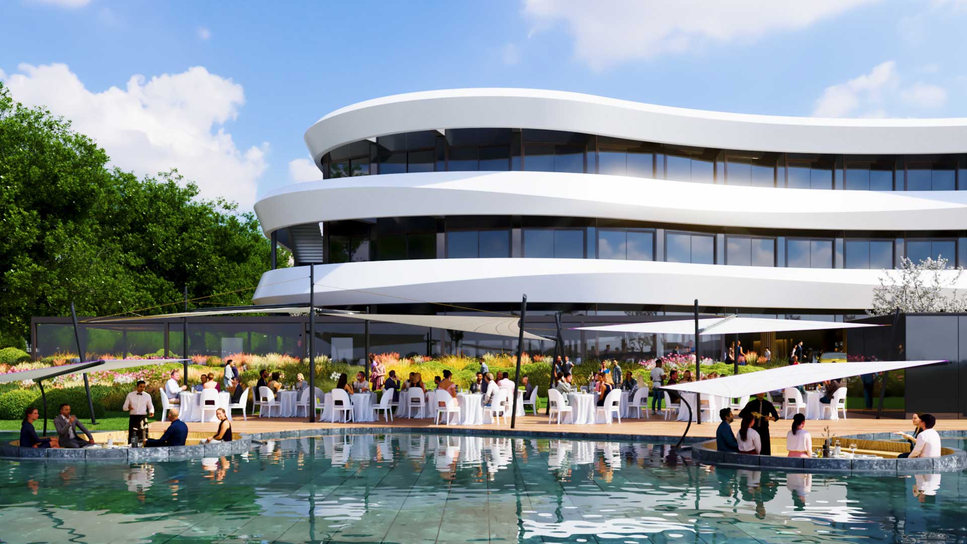Exterior de La Finca GrandCafé