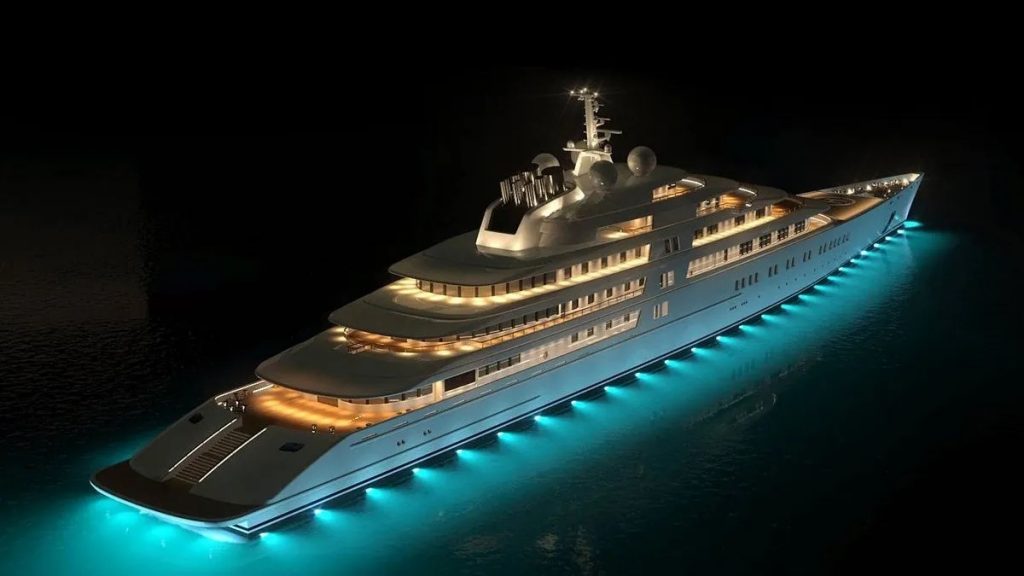 Yate de noche