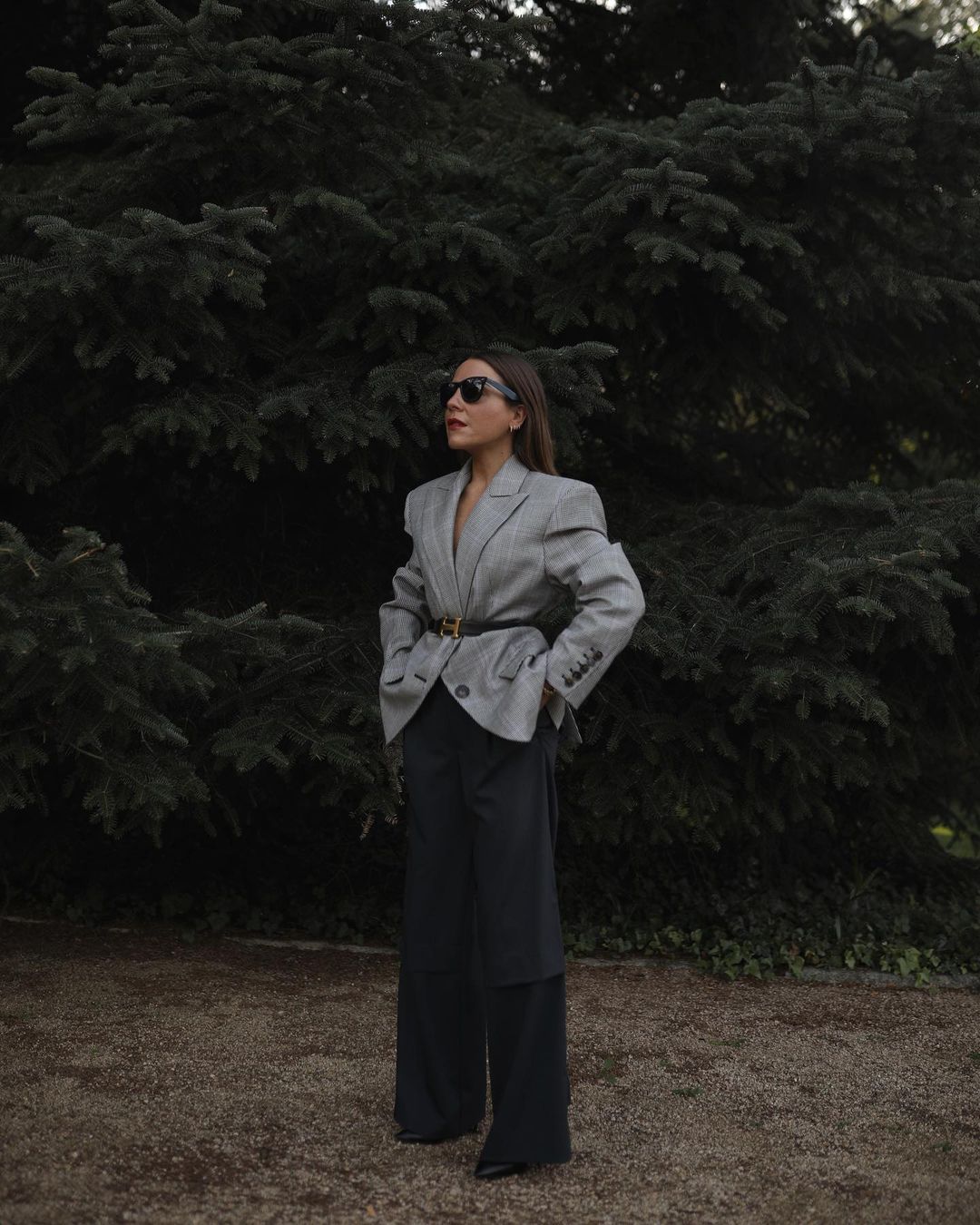 Paula Ordovás con chaqueta gris