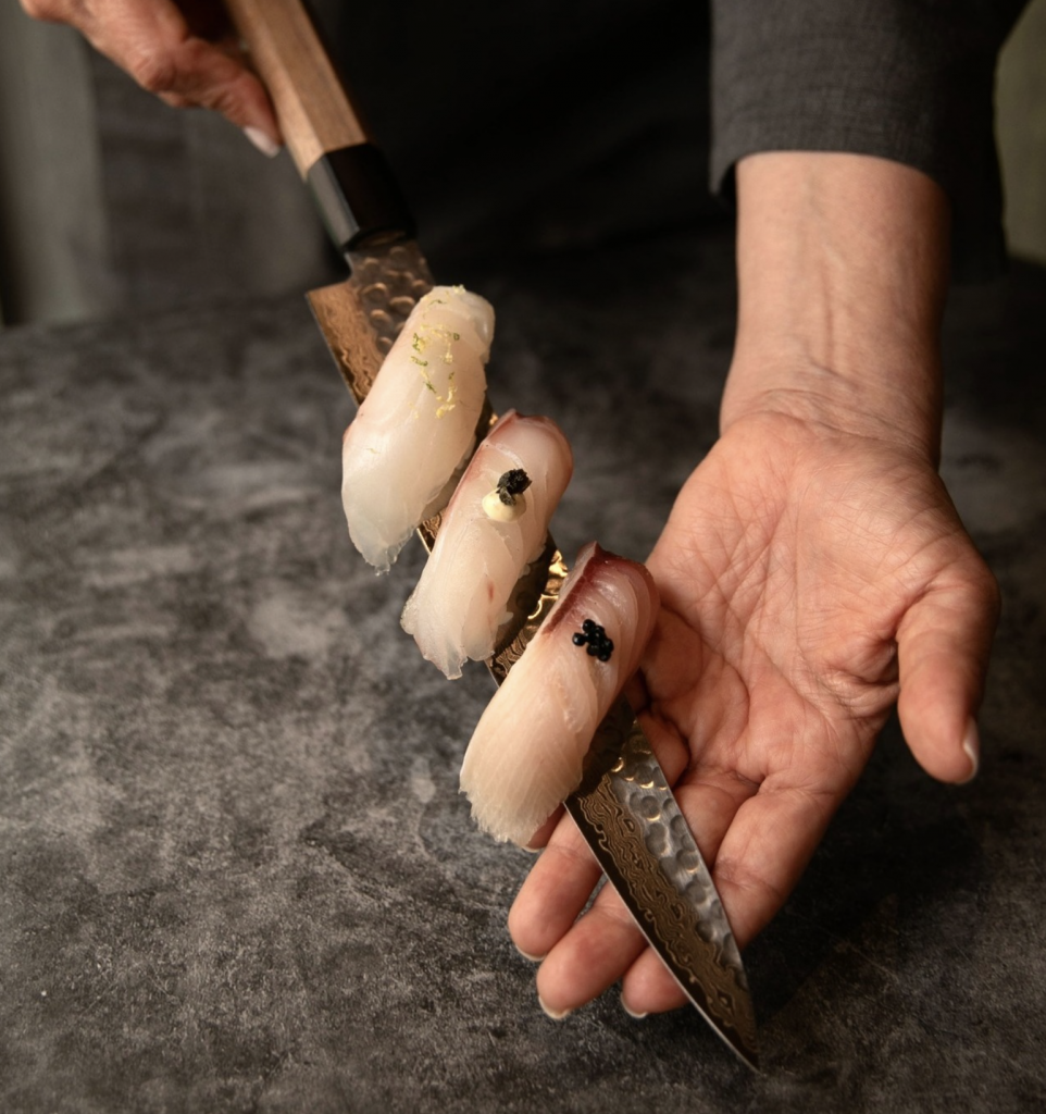 Piezas de Sushi en Robata de Umai Group
