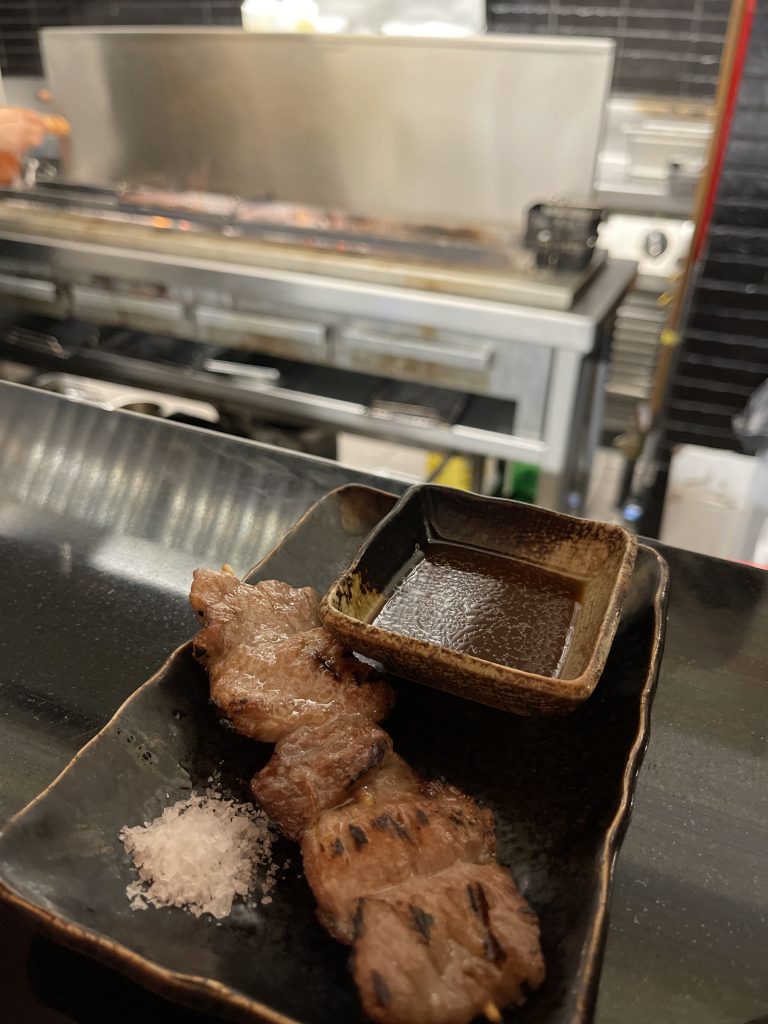 Plato en Robata Madrid