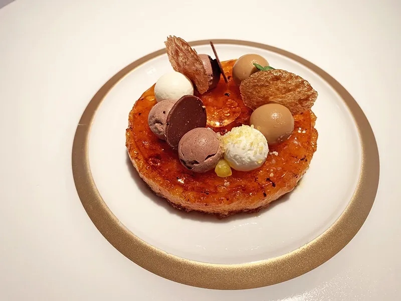Postre Michelín