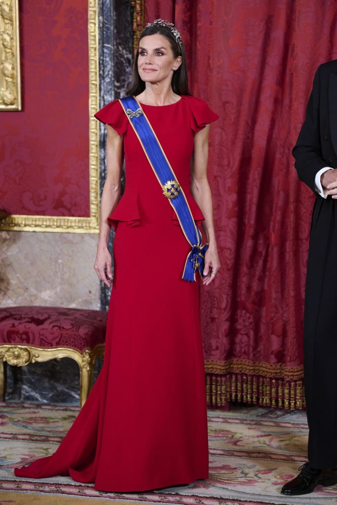 La Reina Letizia con la Tiara Flores