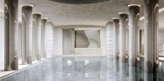 Piscina interior Torre Odeón