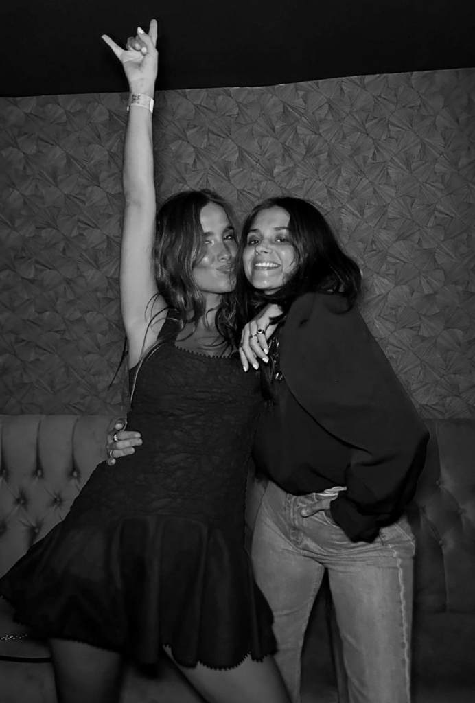 María G. de Jaime con María Pombo