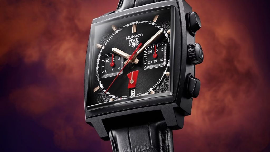 TAG Heuer Skeleton Negro y Rojo