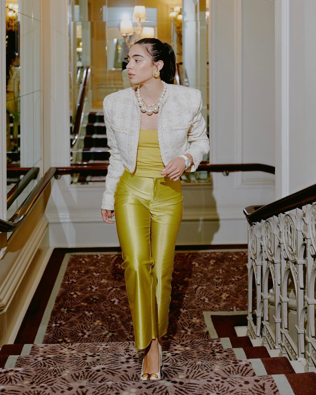 Chaqueta punto blanco
