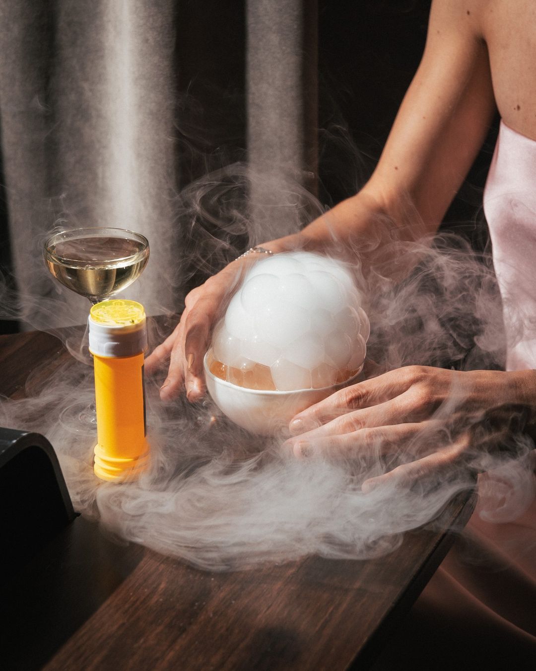 C&oacute;ctel con humo