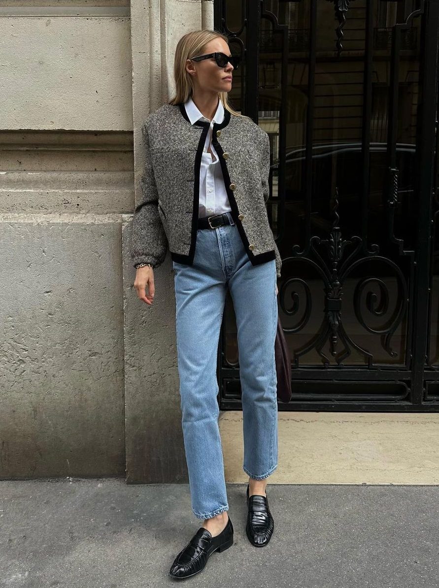 Chaqueta tweed