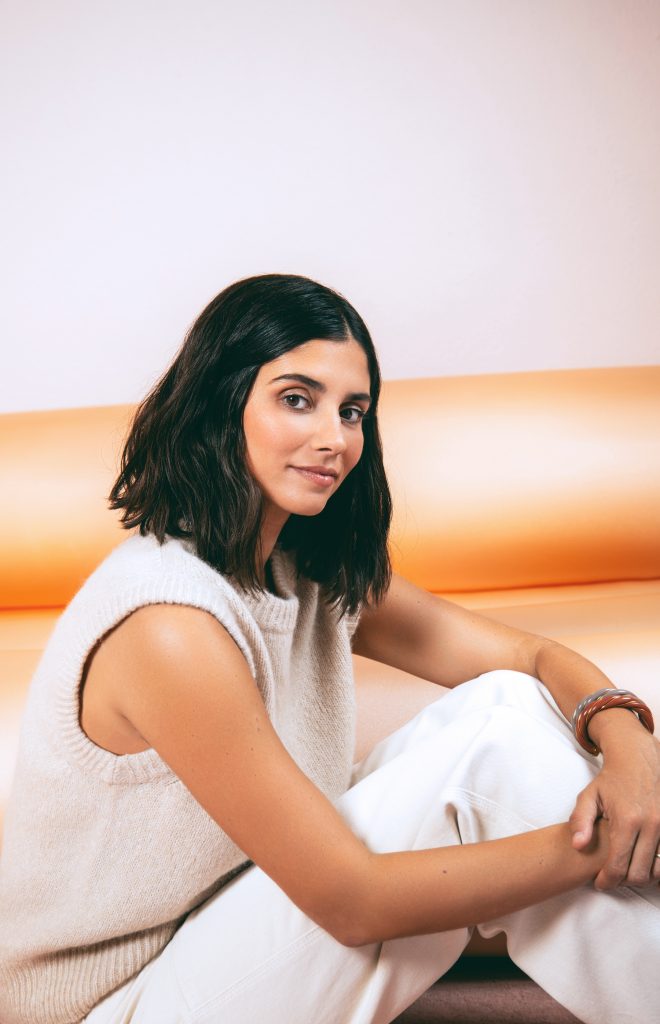 María García de Jaime con su nuevo corte de pelo