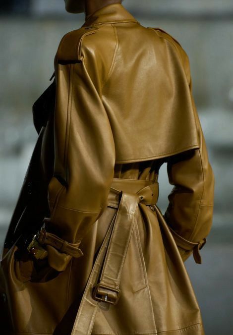 Trench cuero olivia