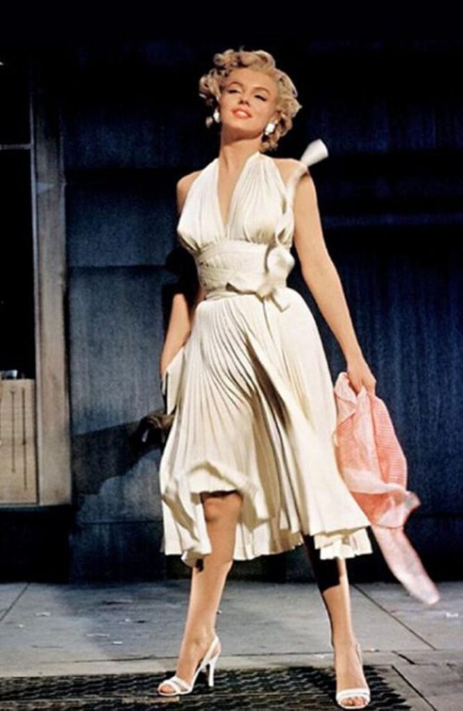 Marilyn película vestido blanco