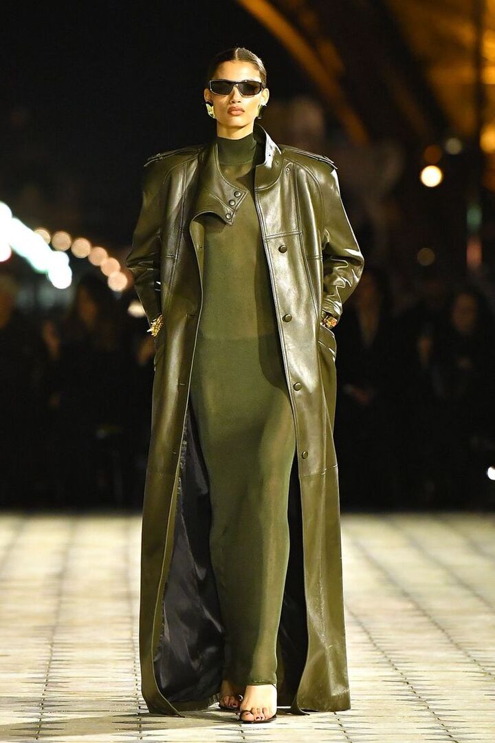 Gabardina verde