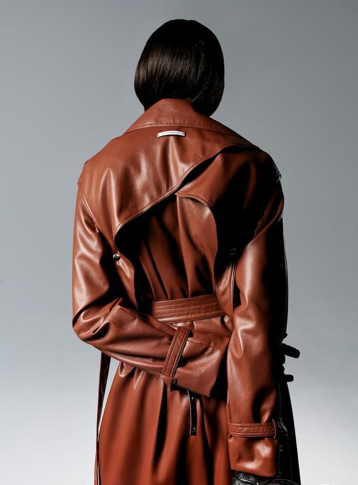 Gabardina piel