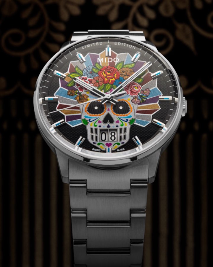 Reloj Día de los Muertos