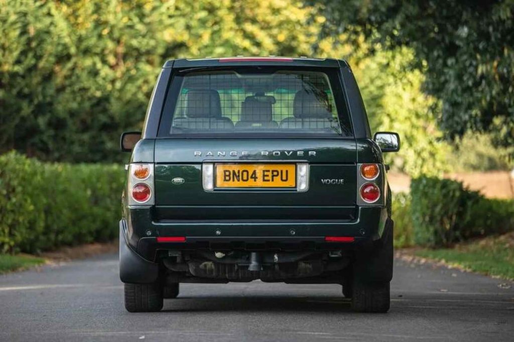 Trasera Land Rover subasta 