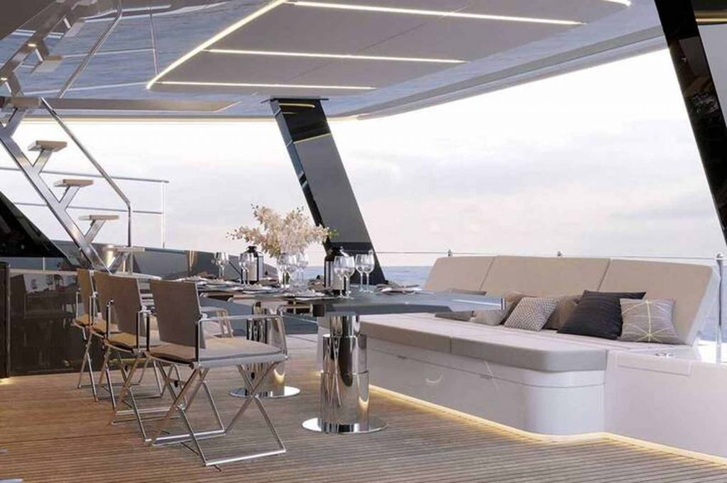 Sal&oacute;n yate Sunreef 60