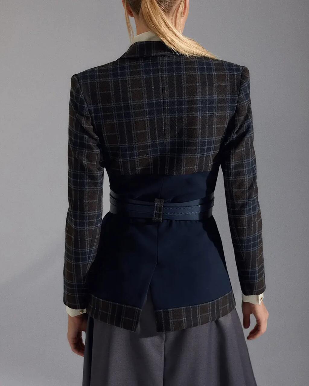 Blazer contrastes