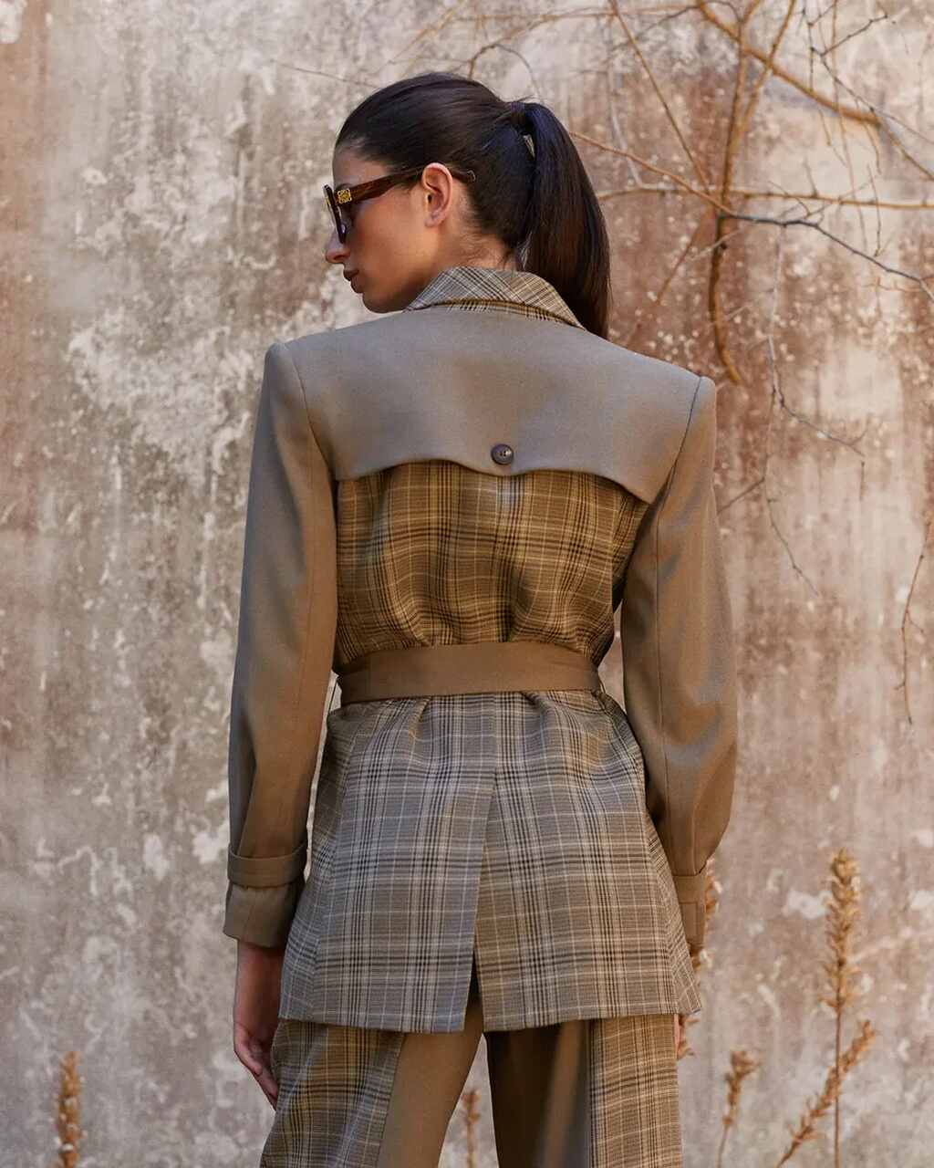 Blazer contrastes