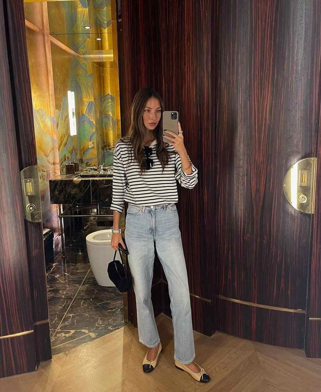 Bailarina chanel, bailarinas crudo