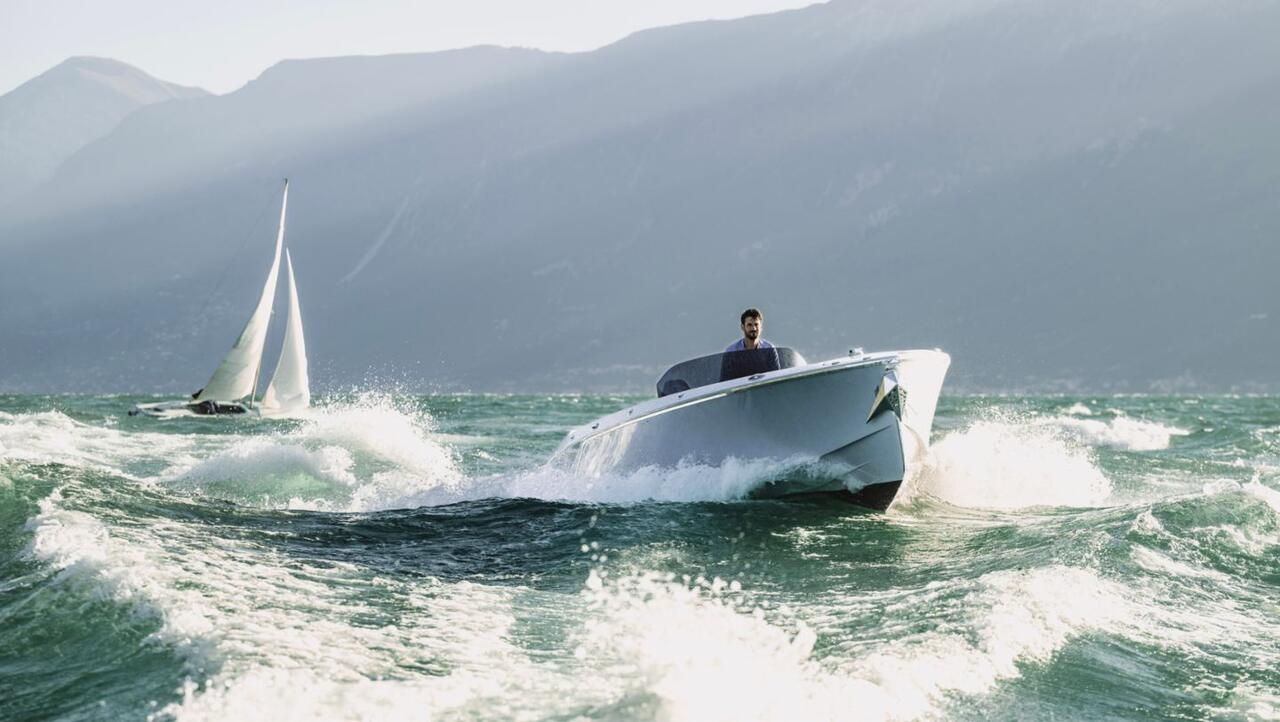 Embarcación porsche, barco porsche, Frauscher x Porsche 850 Fantom Air