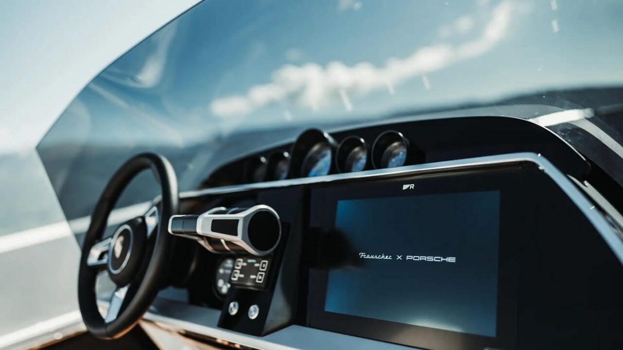 Embarcación porsche, barco porsche, Frauscher x Porsche 850 Fantom Air