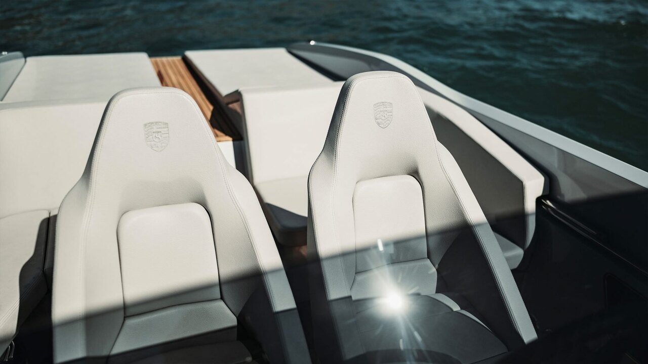 Embarcación porsche, barco porsche, Frauscher x Porsche 850 Fantom Air