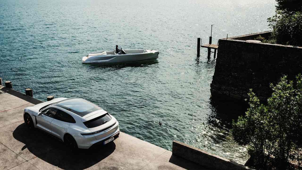 Embarcación porsche, barco porsche, Frauscher x Porsche 850 Fantom Air