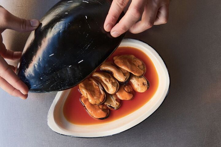 Mejillones en escabeche ahumados