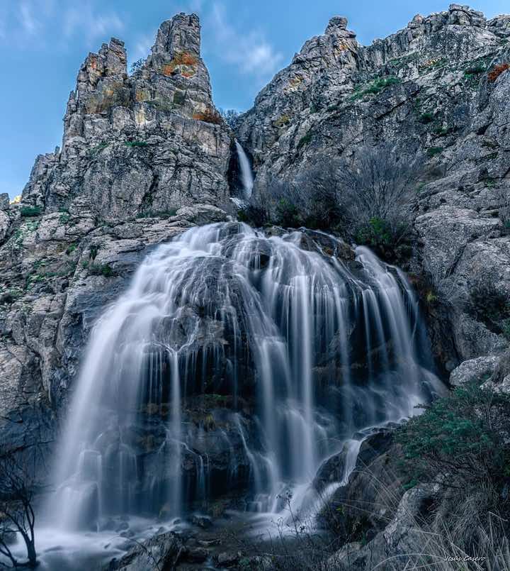 Cascada de la sierra de Madrid