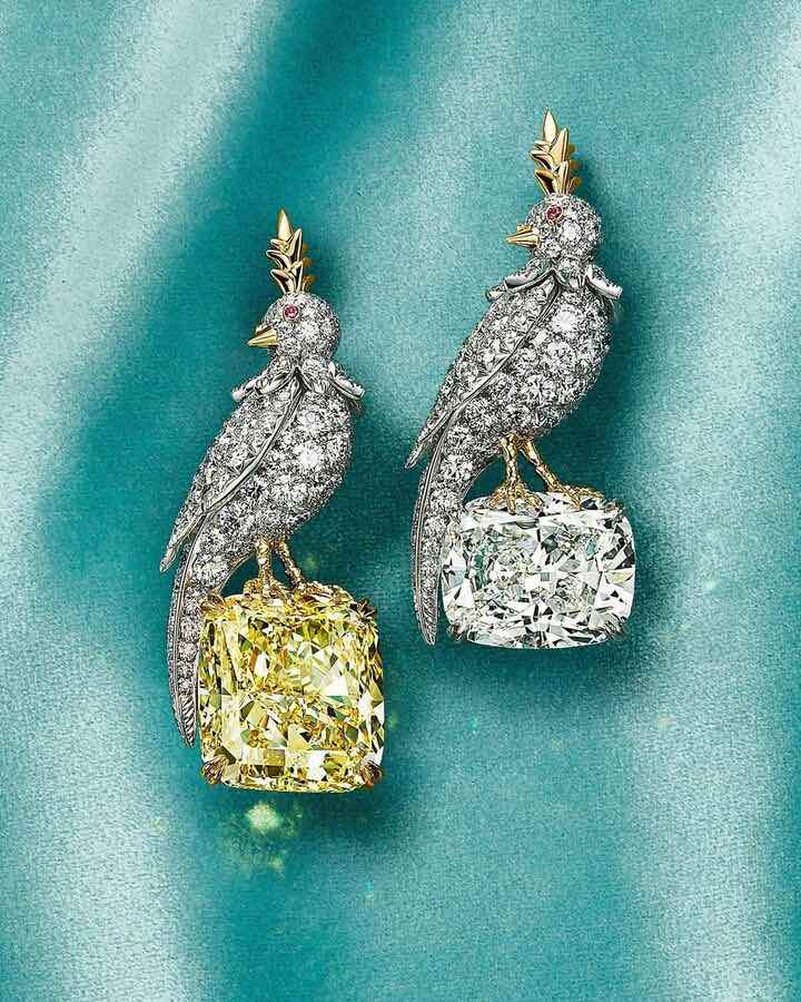 Joya realizada con diamante amarillo