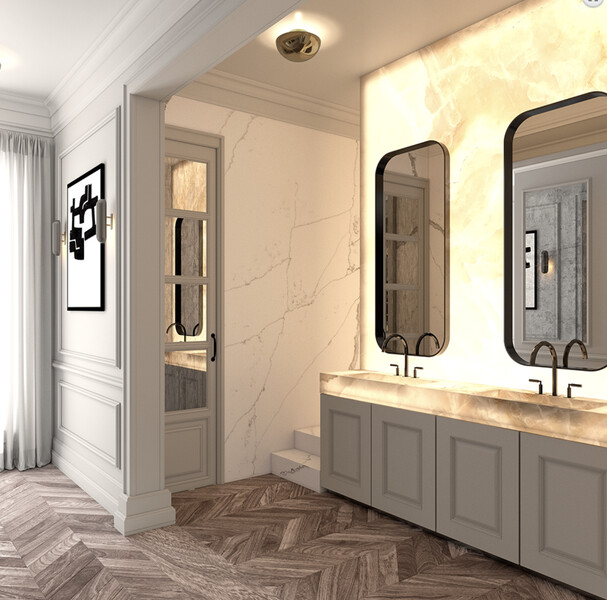 interior de la vivienda de la presidenta de Inditex