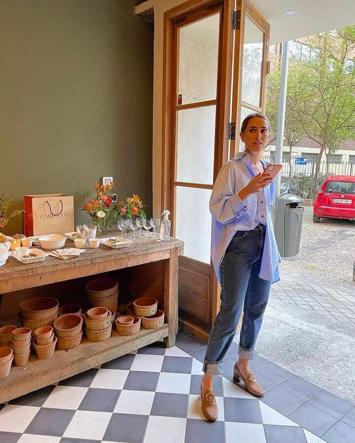 Marta Cobos en un pop up de Culto