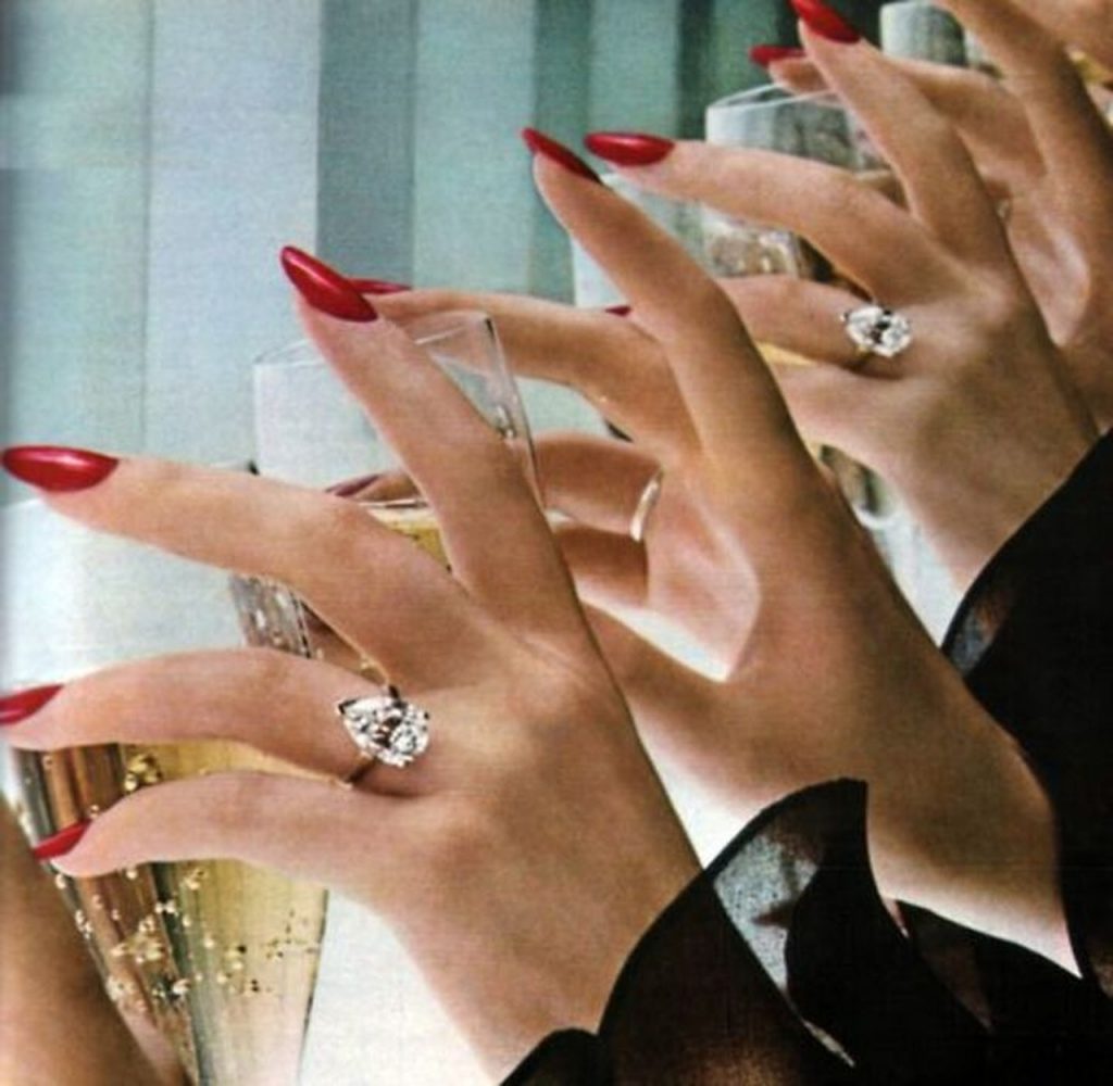 Anillo diamante montura