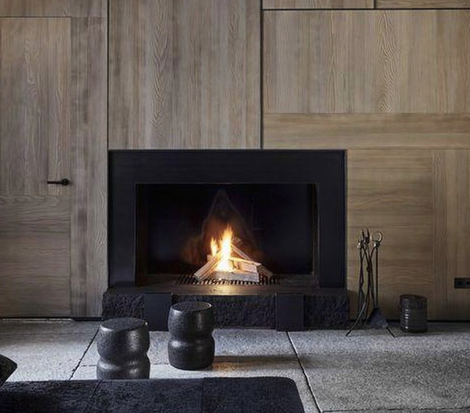 Chimenea rústica