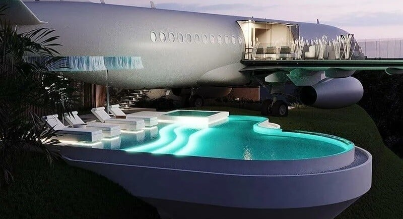 Avión hotel