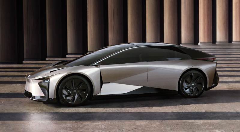 Coche el&eacute;ctrico lexus