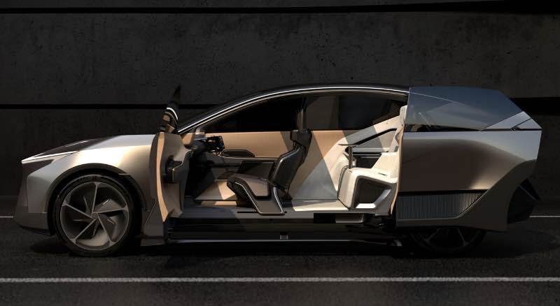Coche el&eacute;ctrico lexus