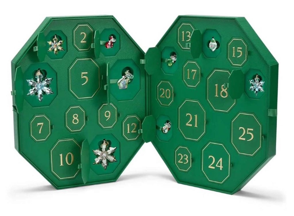 Interior calendario Swarovski