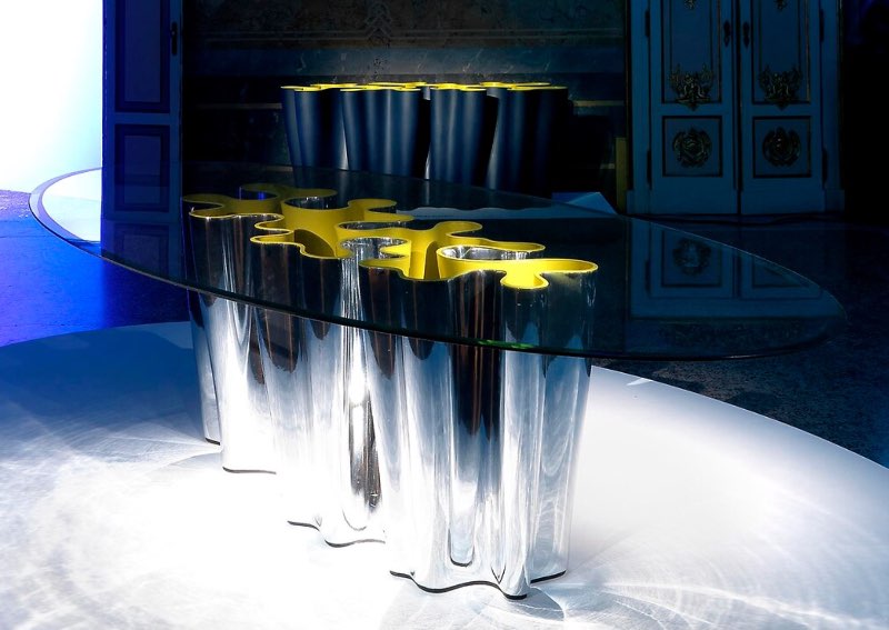 Mesa de cristal