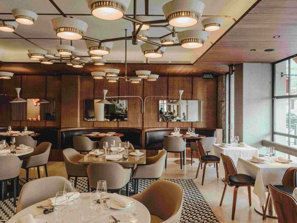 Interior Caf&eacute; Santander
