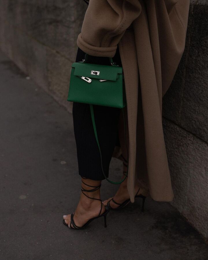 Bolso verde de Hermès