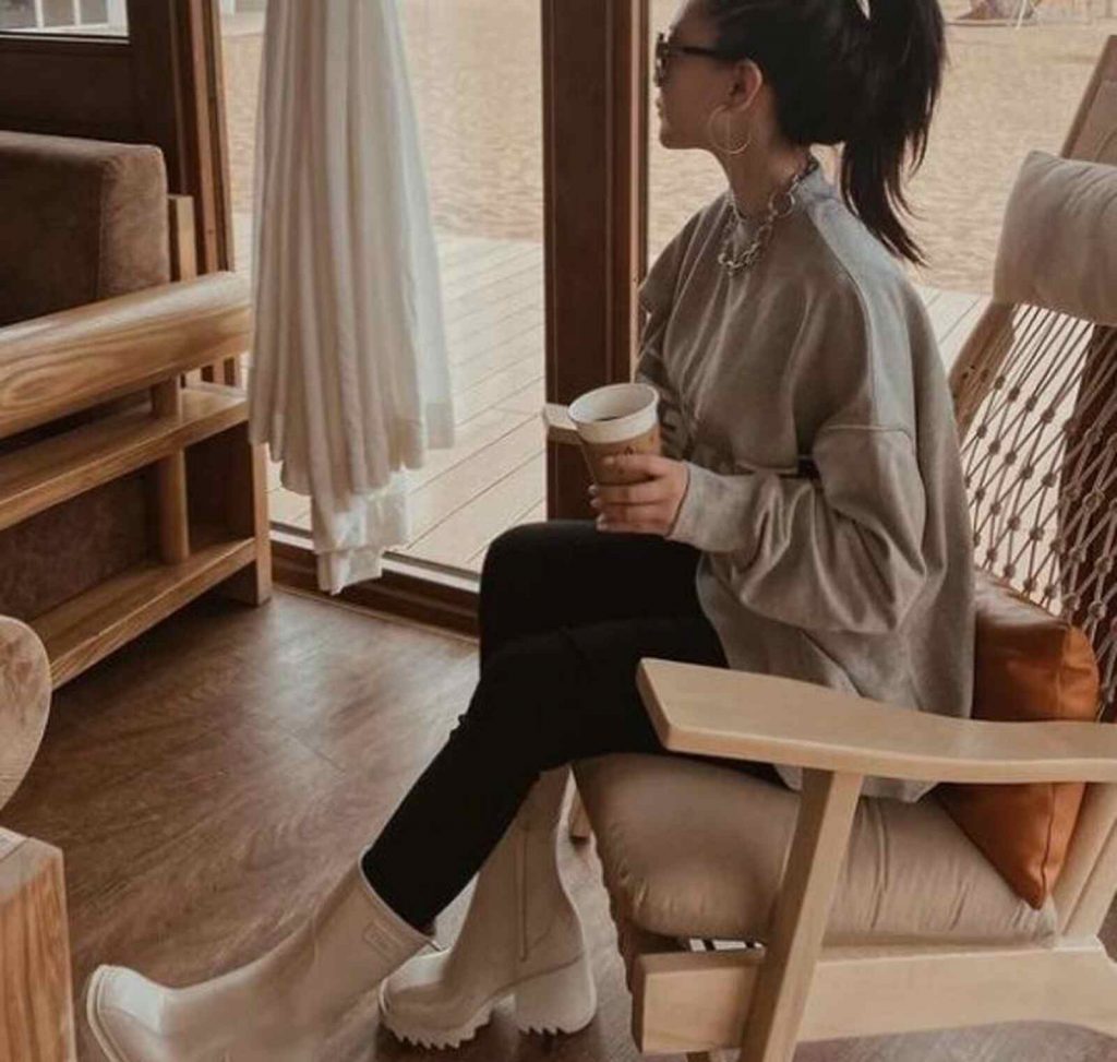 Botas de agua, beige