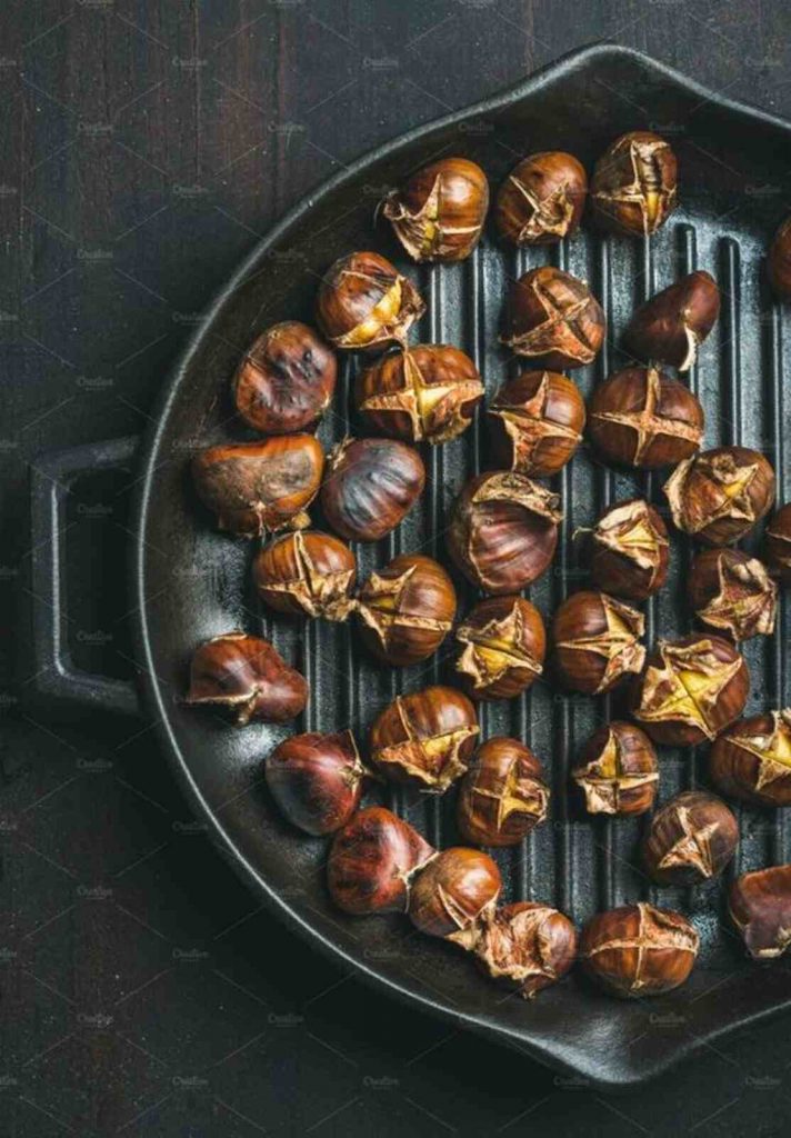 Castañas asadas