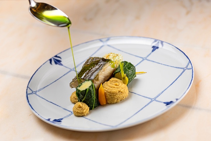 Plato de bacalao