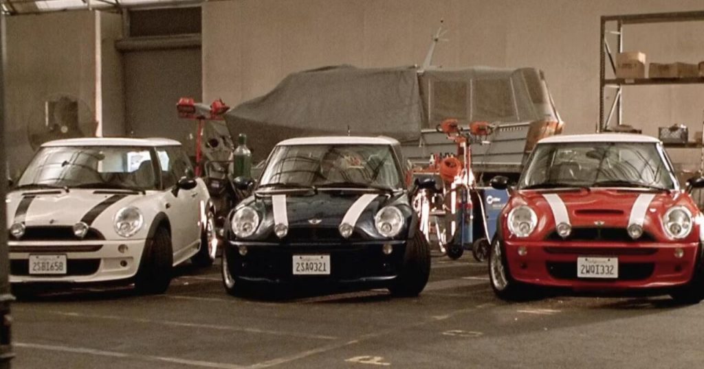Los tres MINI Cooper de 'The Italian Job'