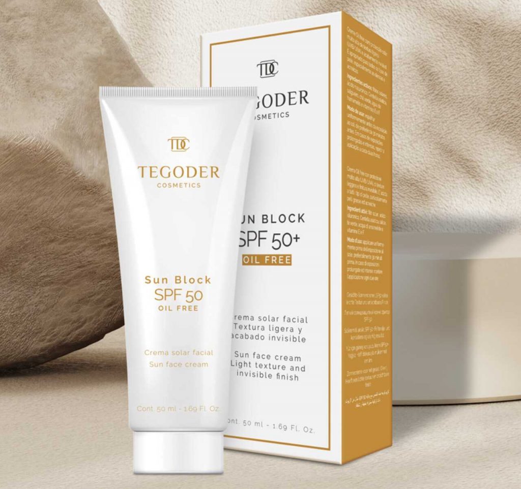 protector solar, protector nieve,Sun block SPF 50+ de Tegoder