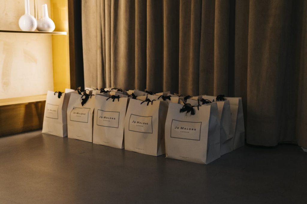 Regalos de Joe Malone en evento de Freixa y Limbela