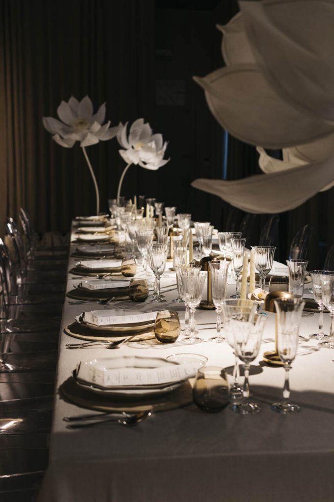 Una mesa decorada en Ramón Freixa Atelier